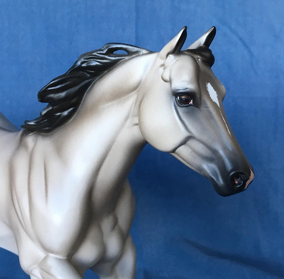 RISE UP OOAK SILVER DUN FOUNDATION QUARTER HORSE 5/15