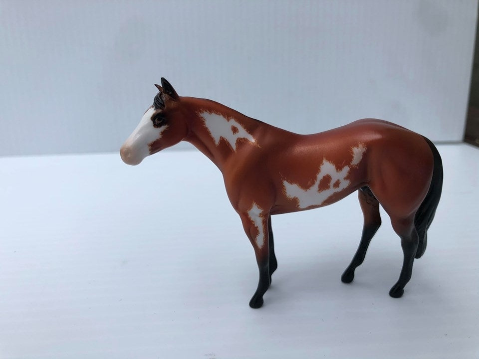 INVITATION 2 PARTY-OOAK ETCHED PAINT STOCK HORSE CHIP-2019