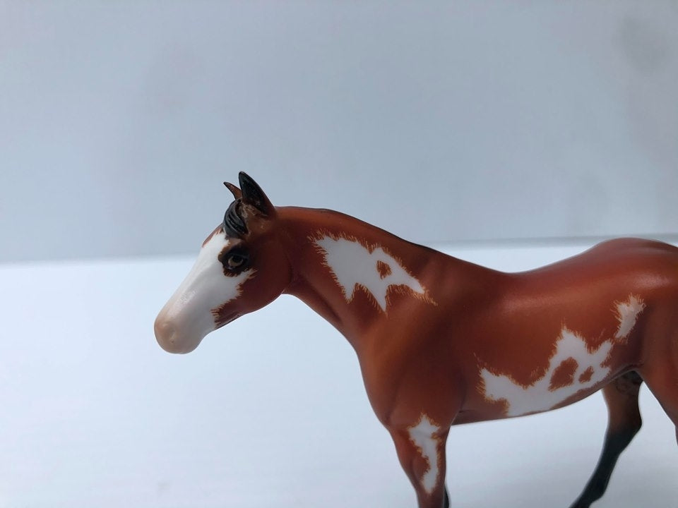 INVITATION 2 PARTY-OOAK ETCHED PAINT STOCK HORSE CHIP-2019