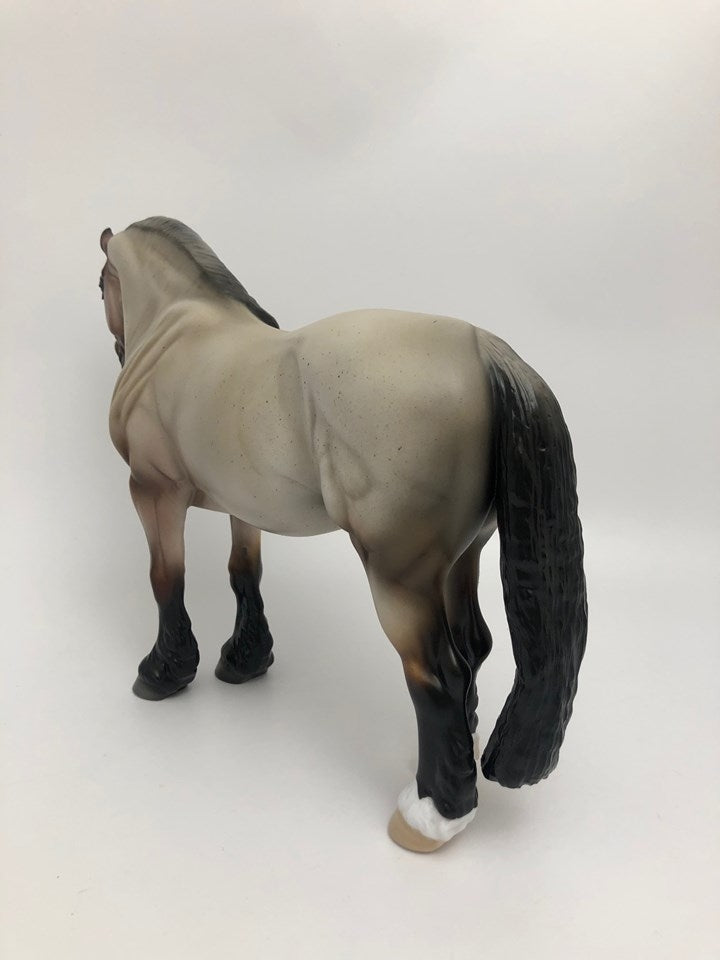 CHARMIN-LE? GOLD LOYALTY BAY ROAN HEAVY DRAFT MARE 5/20