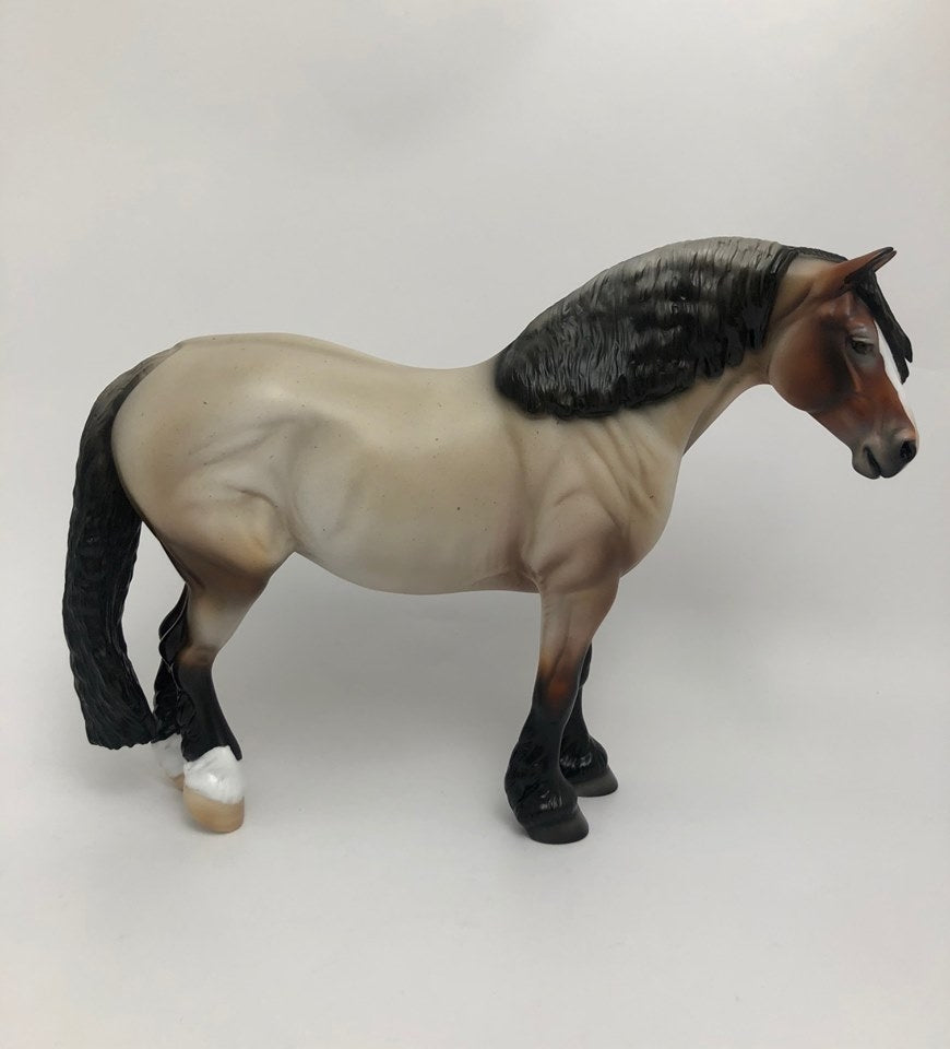 CHARMIN-LE? GOLD LOYALTY BAY ROAN HEAVY DRAFT MARE 5/20