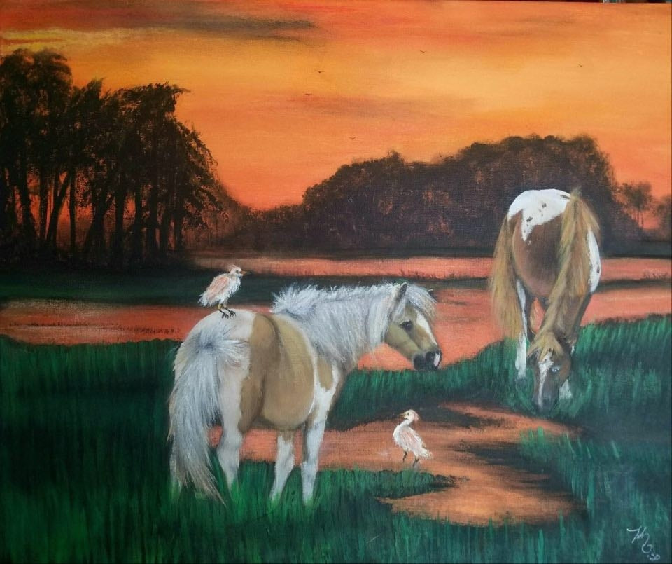 My Cincoteaque Pony-LE-? Art of the Horse Finalist Kris Gallagher EQ 2020