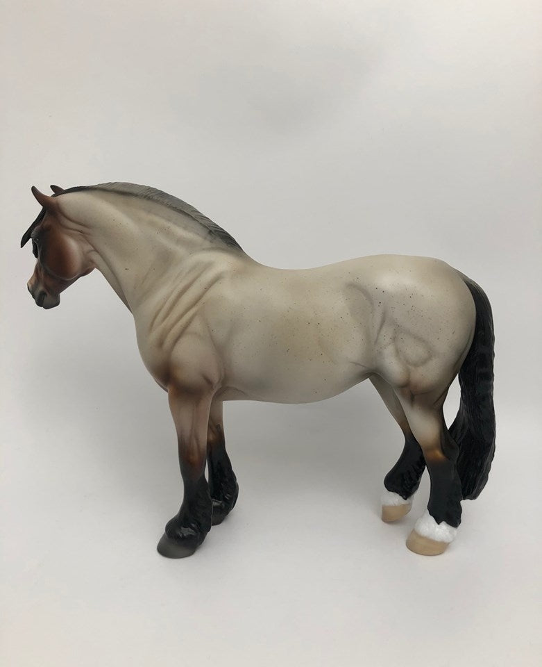 CHARMIN-LE? GOLD LOYALTY BAY ROAN HEAVY DRAFT MARE 5/20