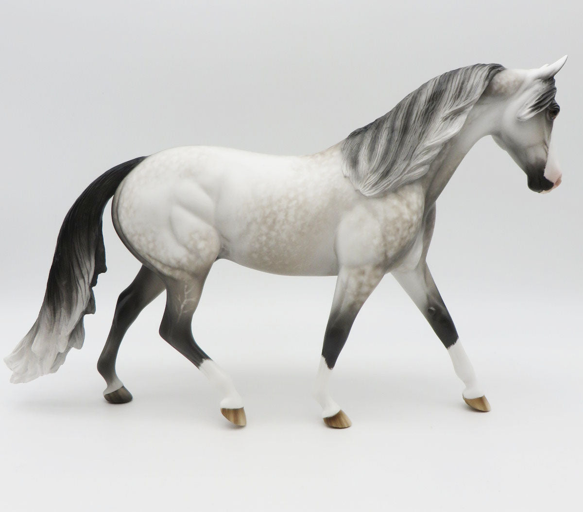 AIN'T UPTIGHT - OOAK - DAPPLE GREY PONY - PAINTED BY SHERYL LEISURE - BEST OFFERS - 10/21/22.