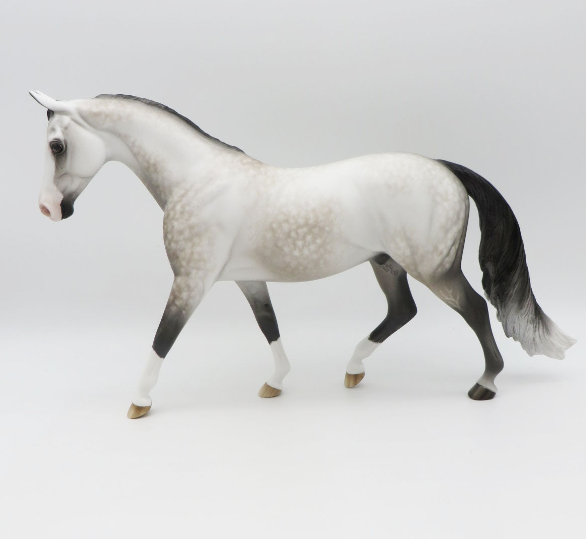 AIN&#39;T UPTIGHT - OOAK - DAPPLE GREY PONY - PAINTED BY SHERYL LEISURE - BEST OFFERS - 10/21/22.