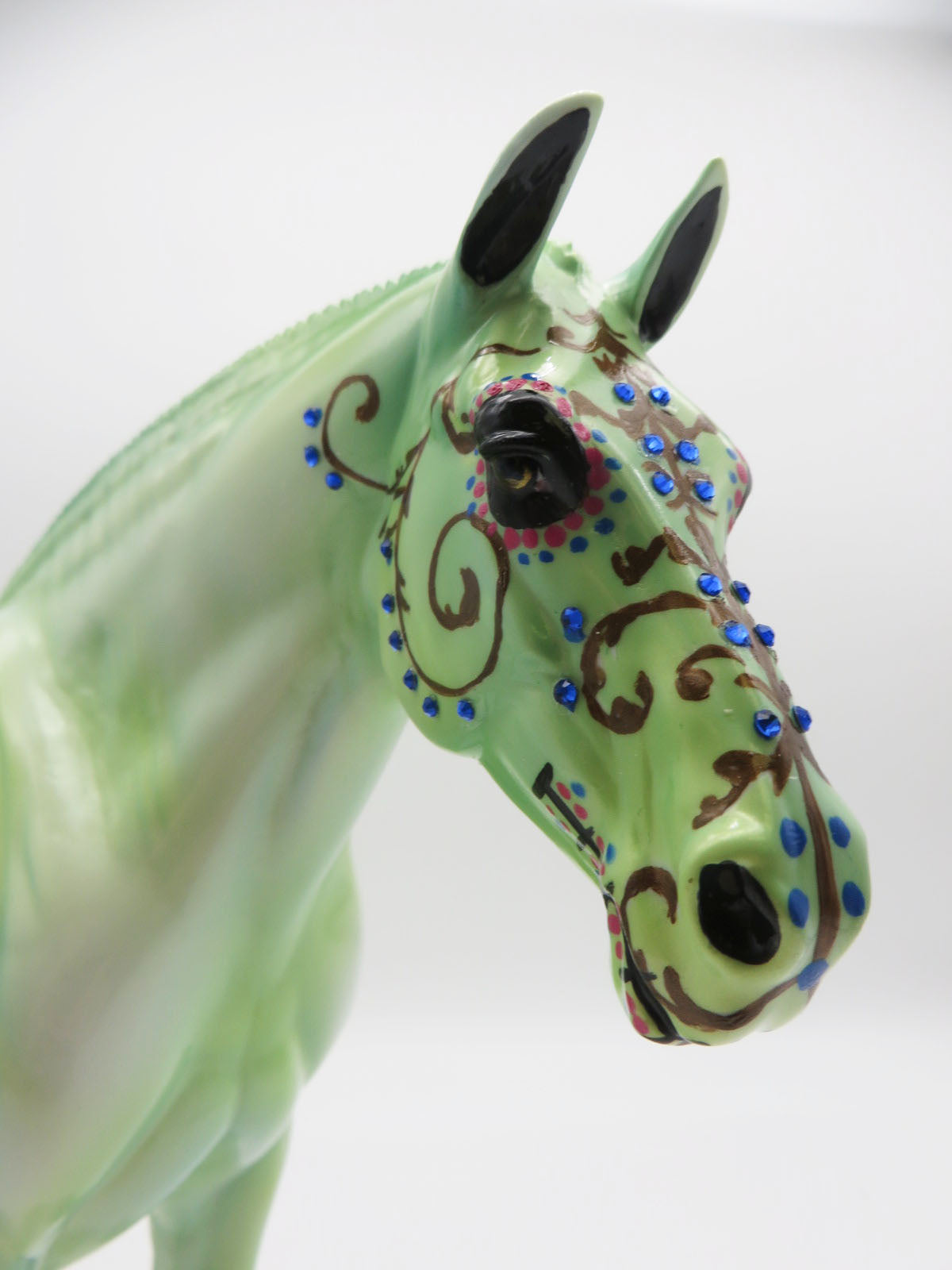 ALFENIQUE - OOAK Sugar Skull Heavy Draft Horse By Dawn Quick LHS 22