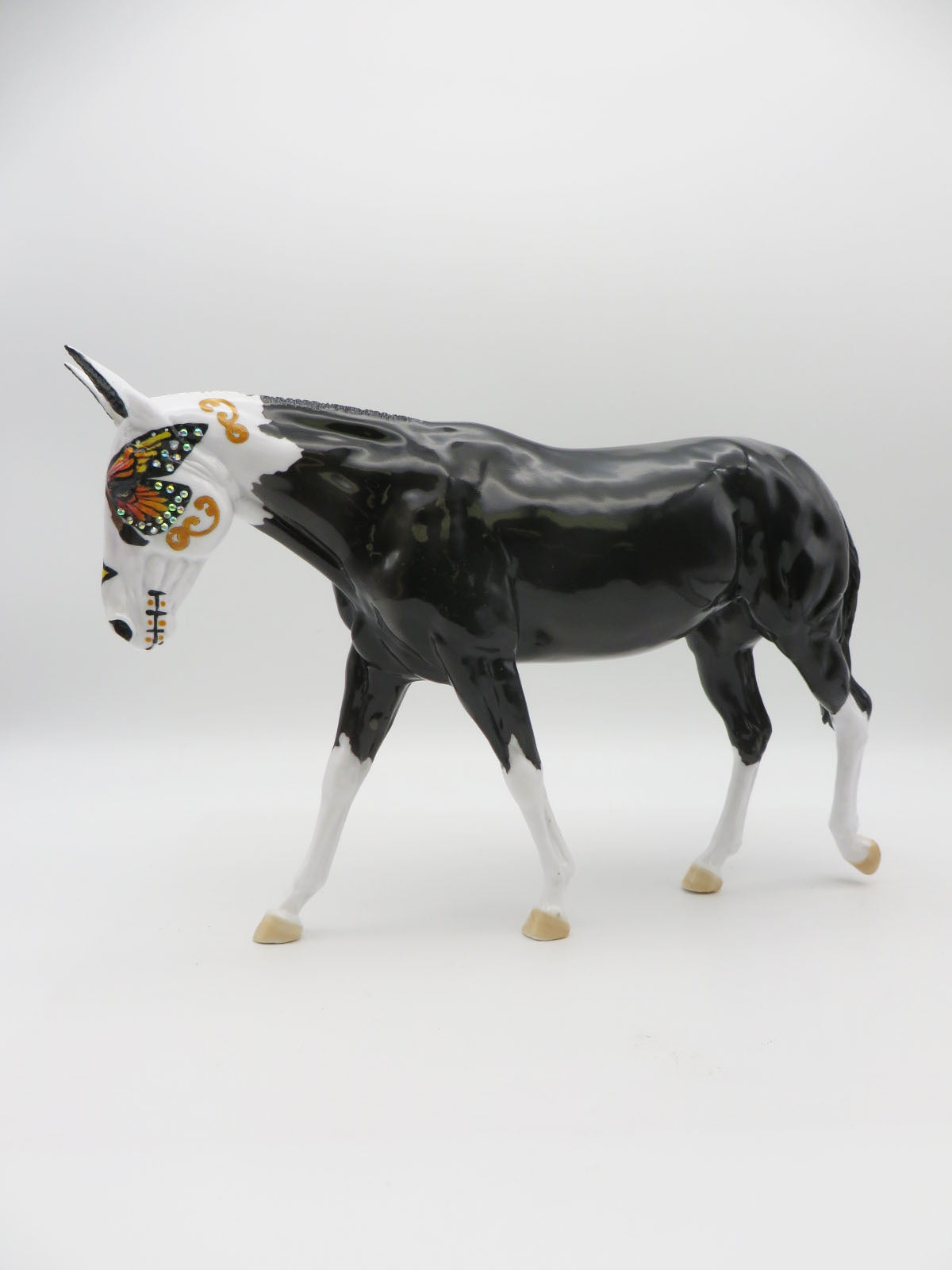 ALKALI - OOAK DECORATOR SUGAR SKULL MULE BY DAWN QUICK LHS 22