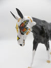 ALKALI - OOAK DECORATOR SUGAR SKULL MULE BY DAWN QUICK LHS 22