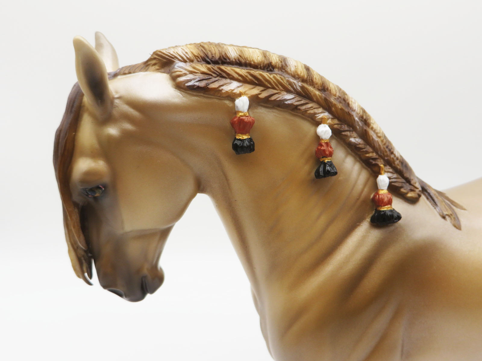 APOLLO DE SOMMER - OOAK - PEARL ANDALUSIAN STALION - PAINTED BY MYLA PEARCE BEST OFFER 9/30/22