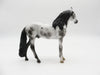 ASHES - OOAK BLACK VARNISH ROAN APPALOOSA ANDALUSIAN CHIP  BY ASHLEY PALMER LHS 22