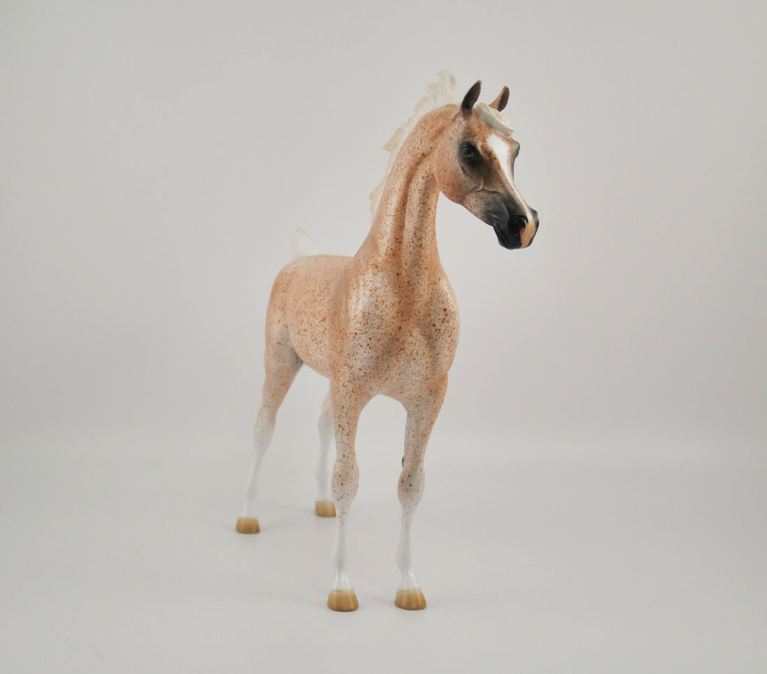 AUTUMN SPLENDOR-OOAK FLEA BITTEN ROSE GREY BY CARRIE KELLER MM2020