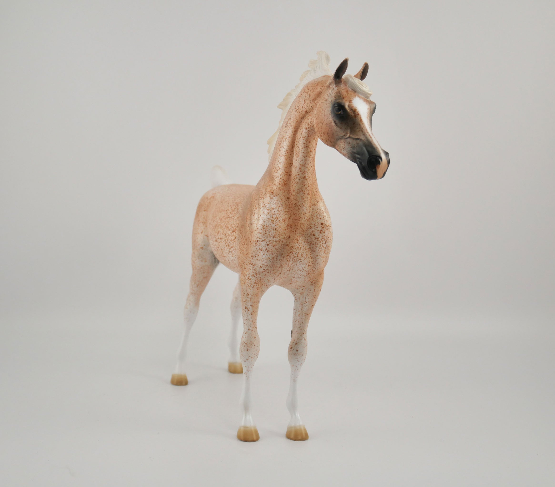 AUTUMN SPLENDOR-OOAK FLEA BITTEN ROSE GREY BY CARRIE KELLER MM2020