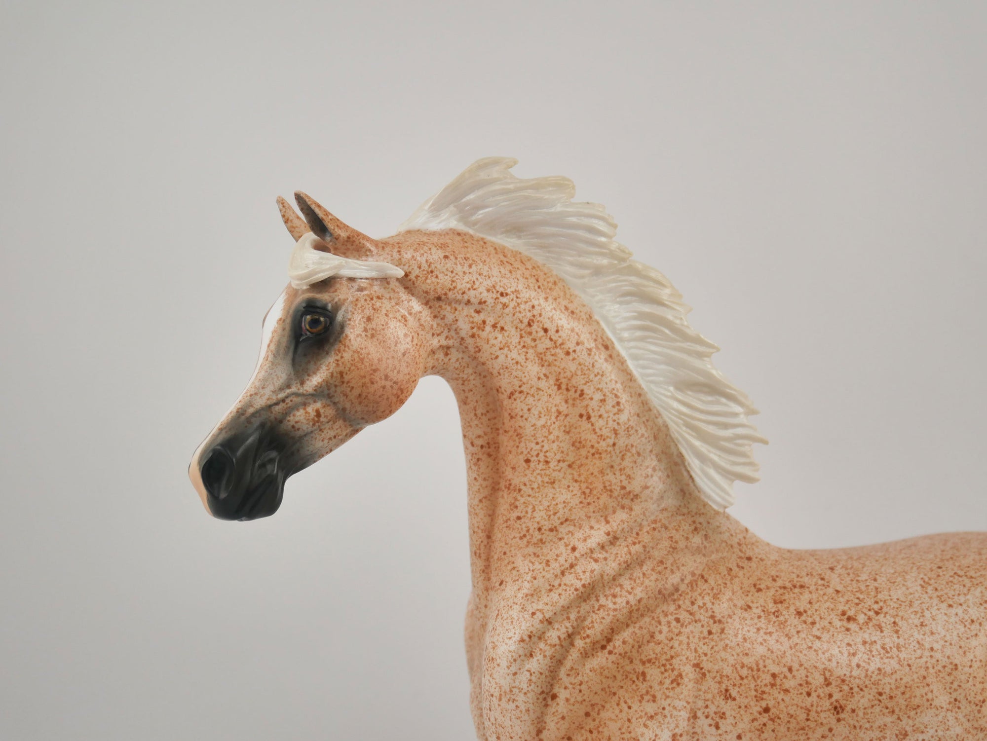 AUTUMN SPLENDOR-OOAK FLEA BITTEN ROSE GREY BY CARRIE KELLER MM2020