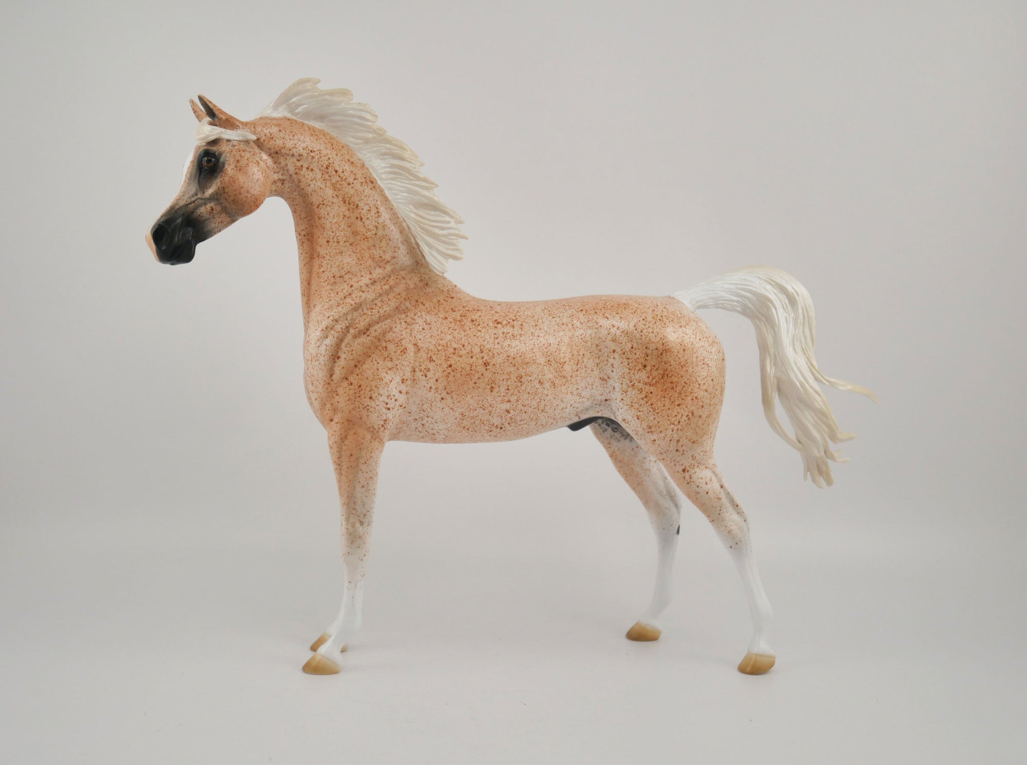 AUTUMN SPLENDOR-OOAK FLEA BITTEN ROSE GREY BY CARRIE KELLER MM2020