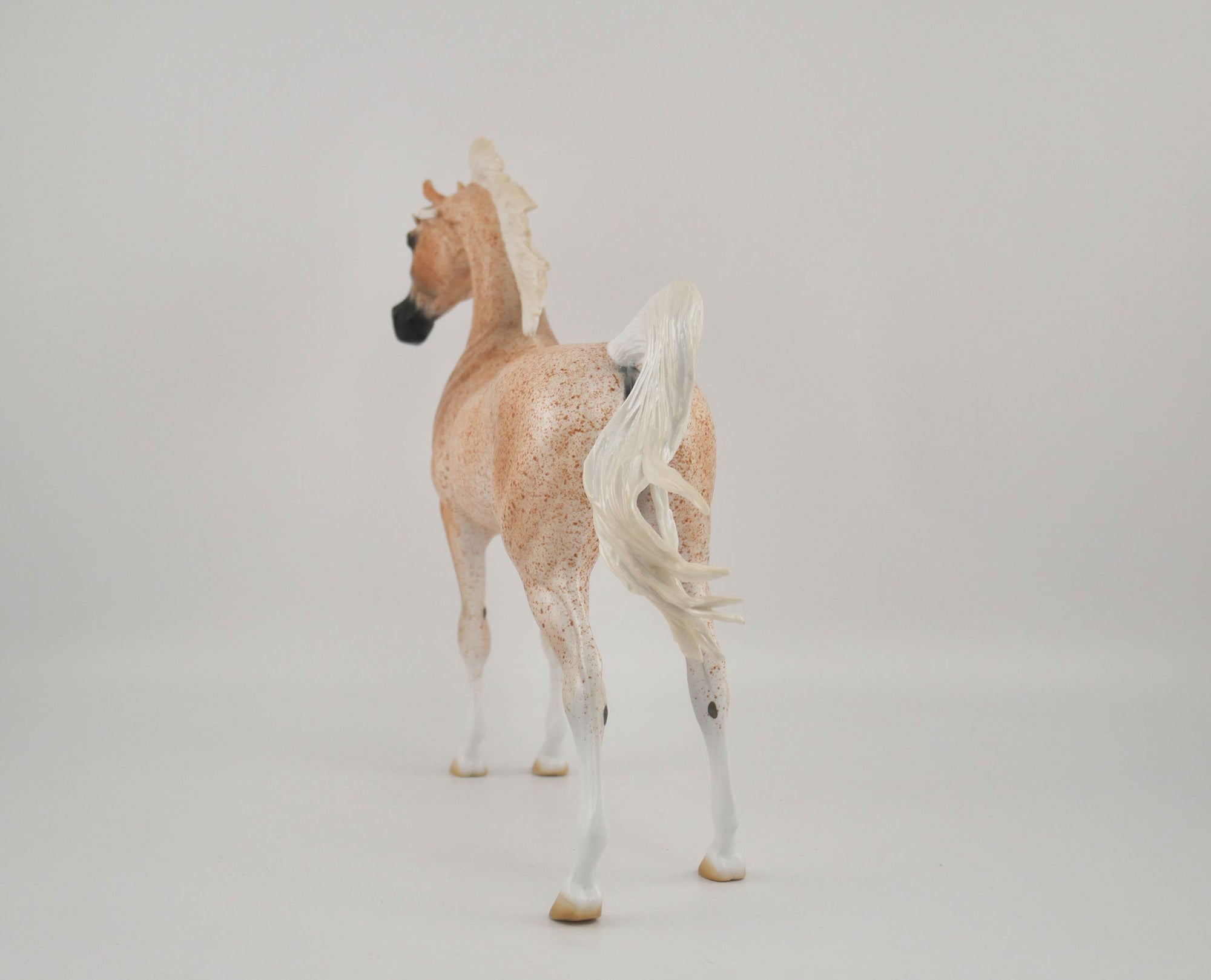 AUTUMN SPLENDOR-OOAK FLEA BITTEN ROSE GREY BY CARRIE KELLER MM2020