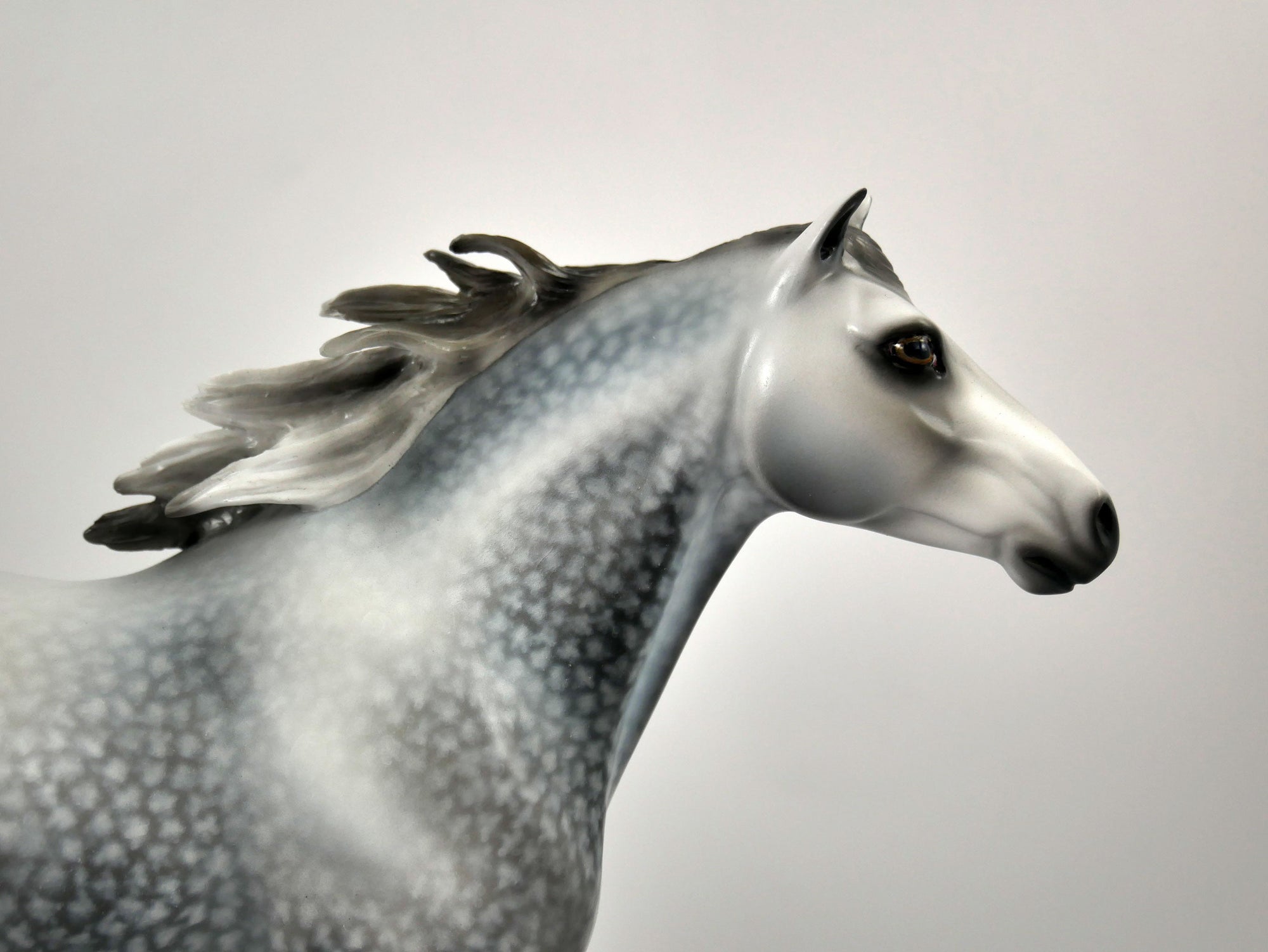 Adobe Town-OOAK Star Dapple Grey Mustang By Audrey Dixon 12/30/20