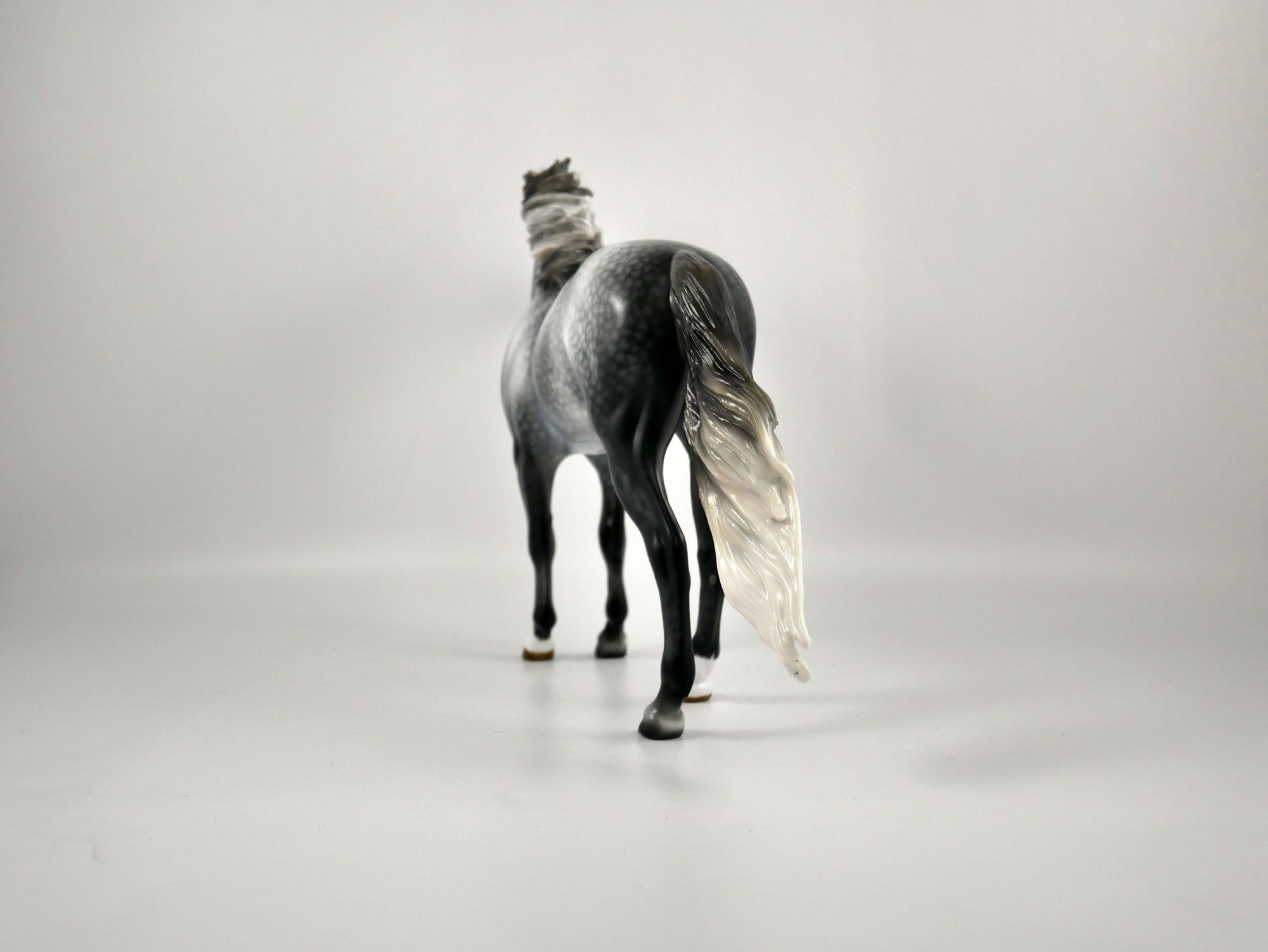 Adobe Town-OOAK Star Dapple Grey Mustang By Audrey Dixon 12/30/20