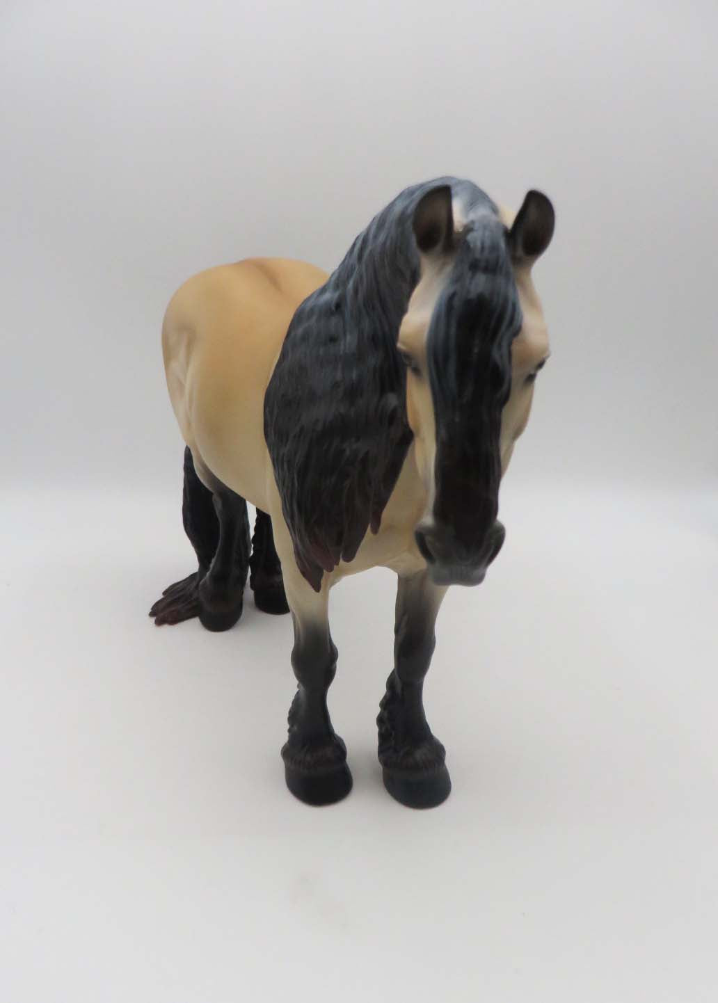 Agnes OOAK Frosted Sunburnt Buckskin Heavy Draft By Ellen Robbins SHCF23