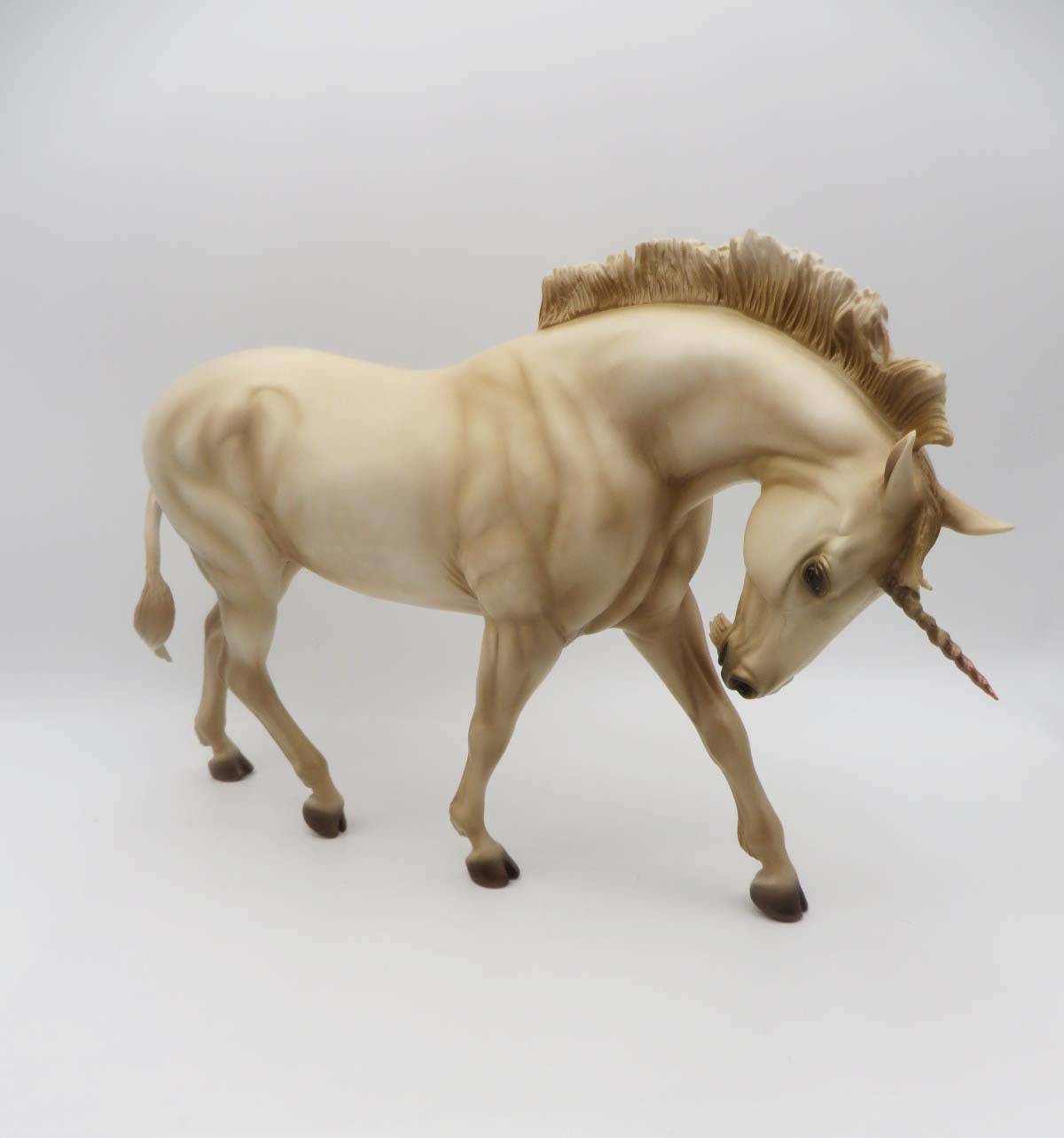 A Golden Lion - OOAK - Dapppled Gold Unicorn Irish Draught By Ashley Palmer - Best Offer 4/17/23