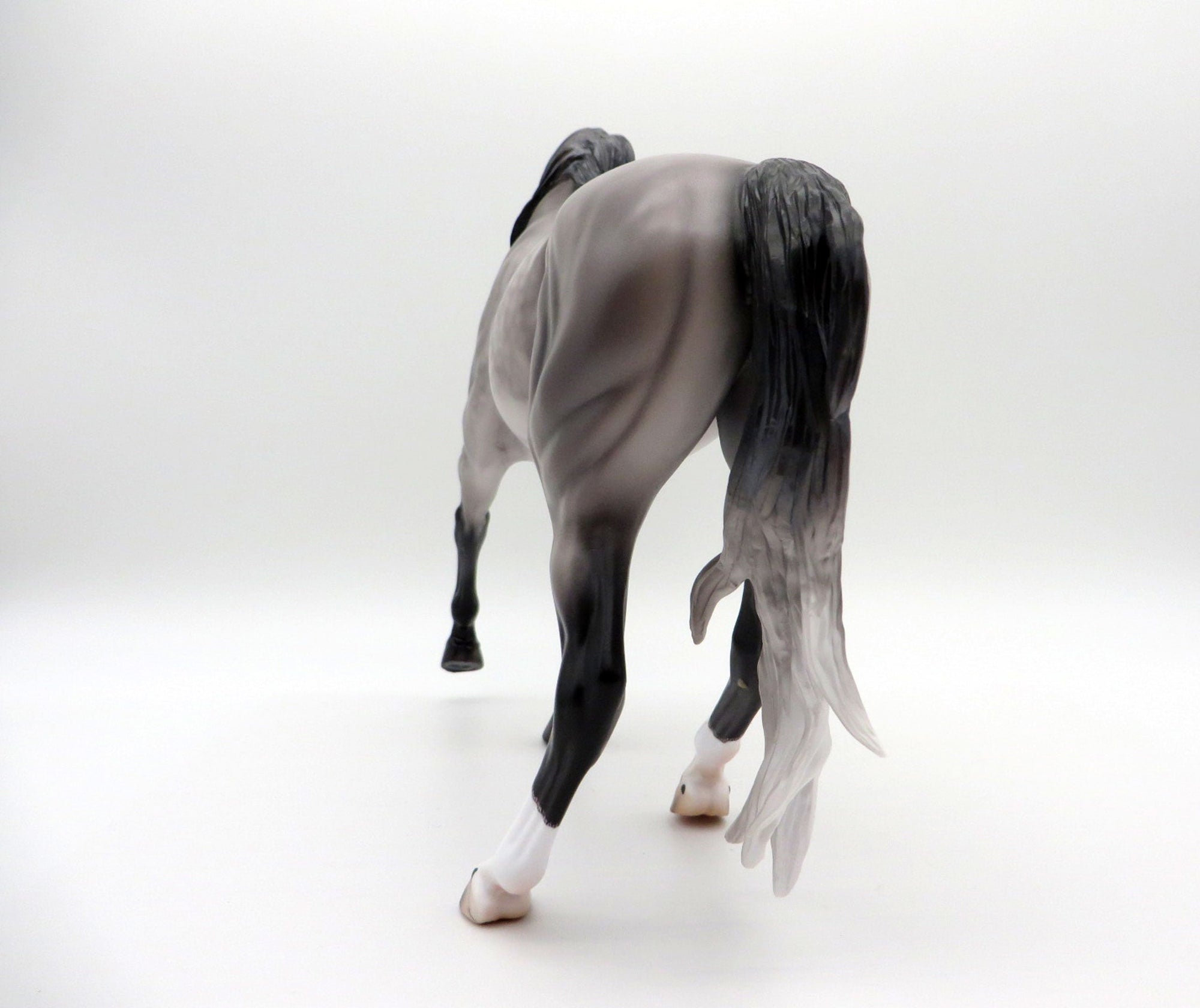 Augusta- OOAK Dapple Grey Arabian Mare Painted By Caroline Boydston 7/12/21