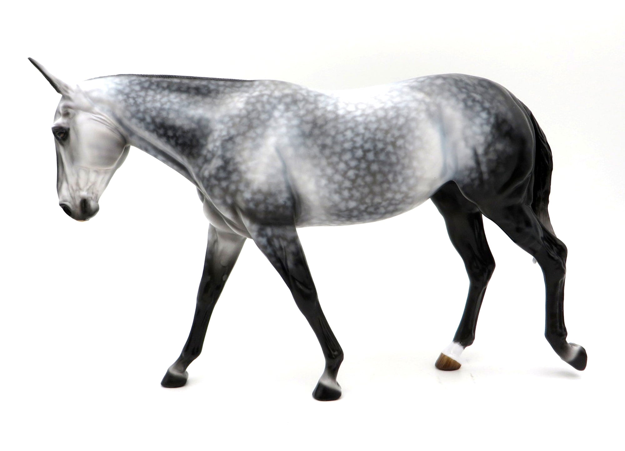 Alice-OOAK Dapple Grey Mule Painted by Audrey Dixon 10/18/2021