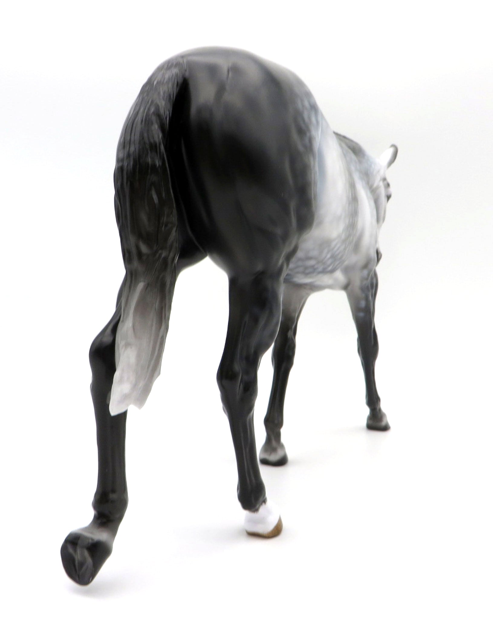 Alice-OOAK Dapple Grey Mule Painted by Audrey Dixon 10/18/2021