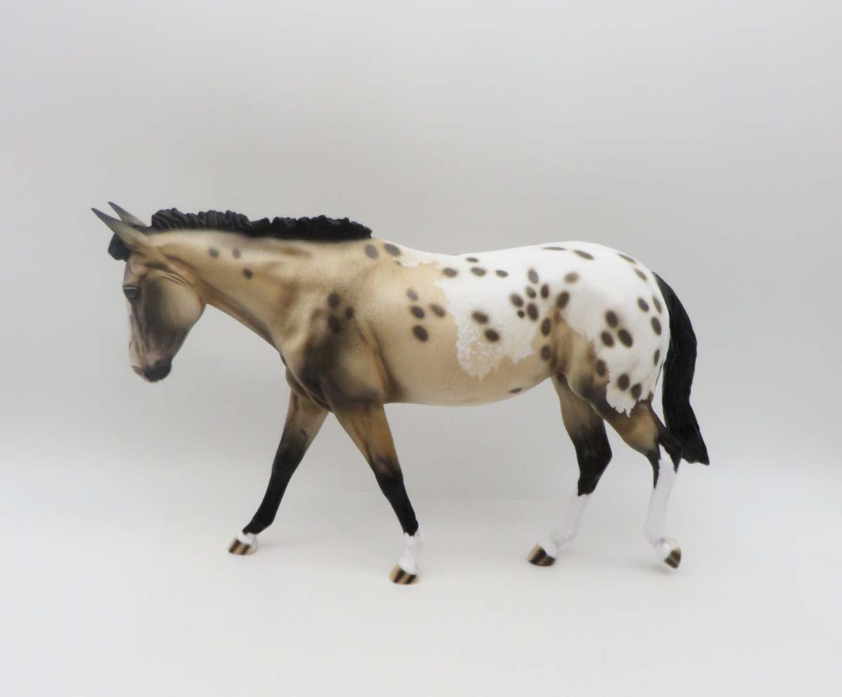 All For Nothing OOAK Appaloosa Mule By Dawn Quick SHCF23