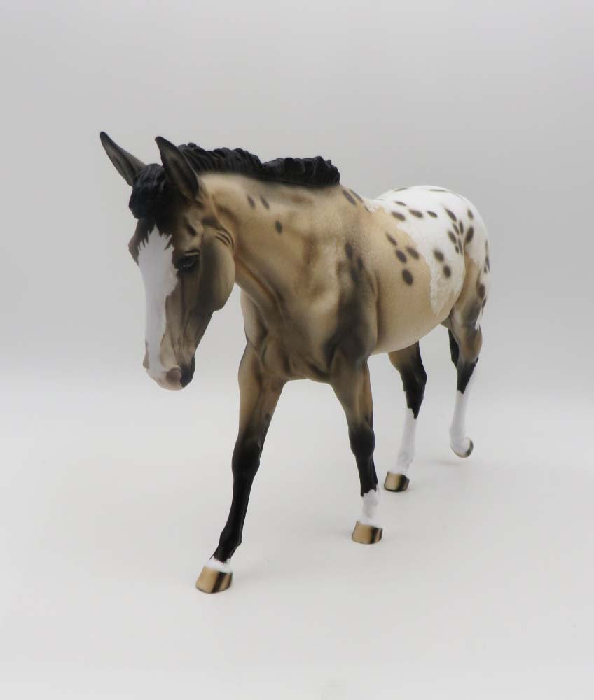 All For Nothing OOAK Appaloosa Mule By Dawn Quick SHCF23