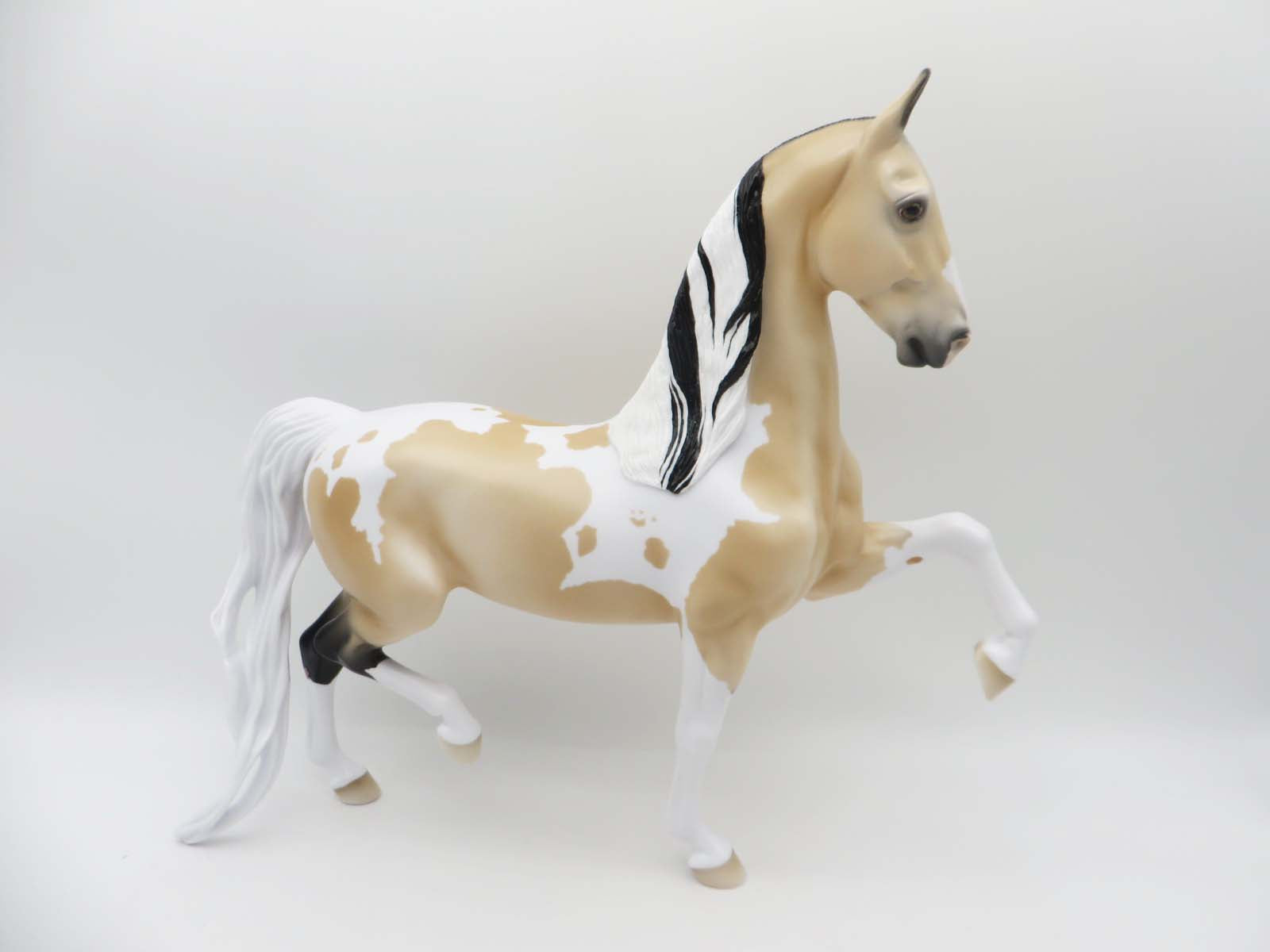All Over Again  OOAK  Buckskin Tobiano Saddlebred By Ellen Robbins SHCF23