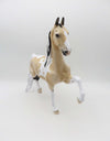 All Over Again  OOAK  Buckskin Tobiano Saddlebred By Ellen Robbins SHCF23