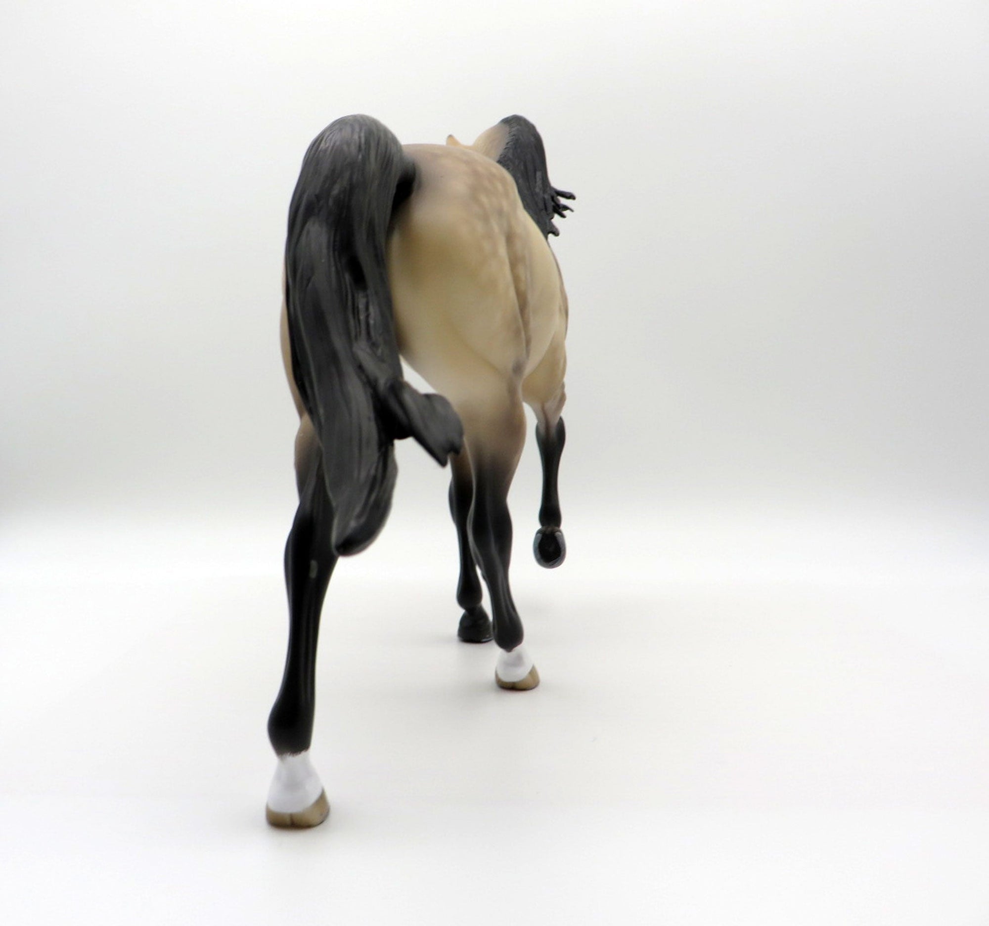 Alpine Slide-OOAK Buckskin TWH Painted By Sheryl Leisure 5/17/21