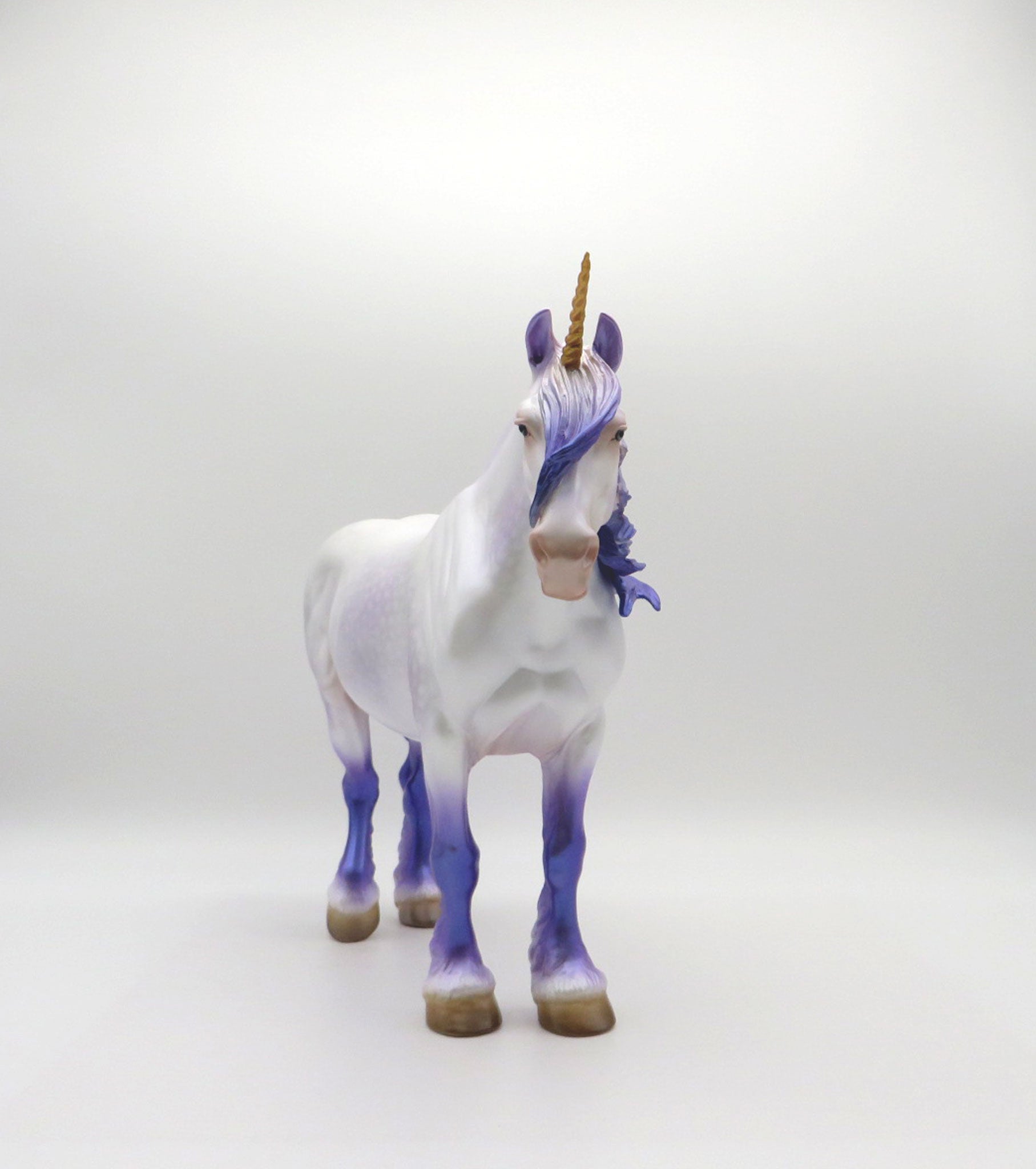 amethyst-ooak decorator unicorn by Audrey Dixon