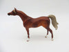 Among The Willows  OOAK Flaxen Chestnut Arabian Chip By Donna Fredley SHCF23