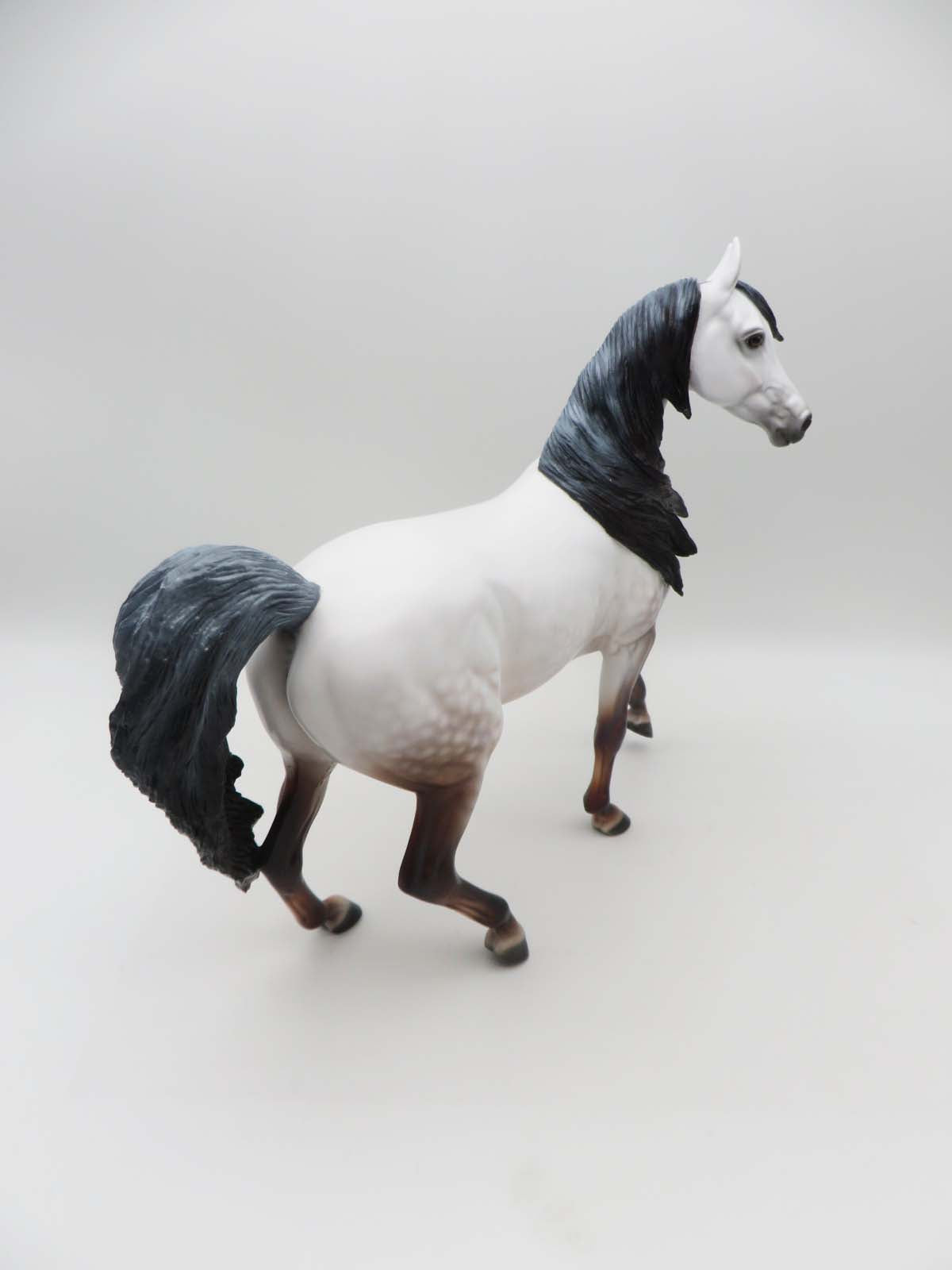 And Weeds On The Rooftop  - OOAK - Dappled  Mulberry Grey Arabian Mare By Ellen Robbins - SHCF23
