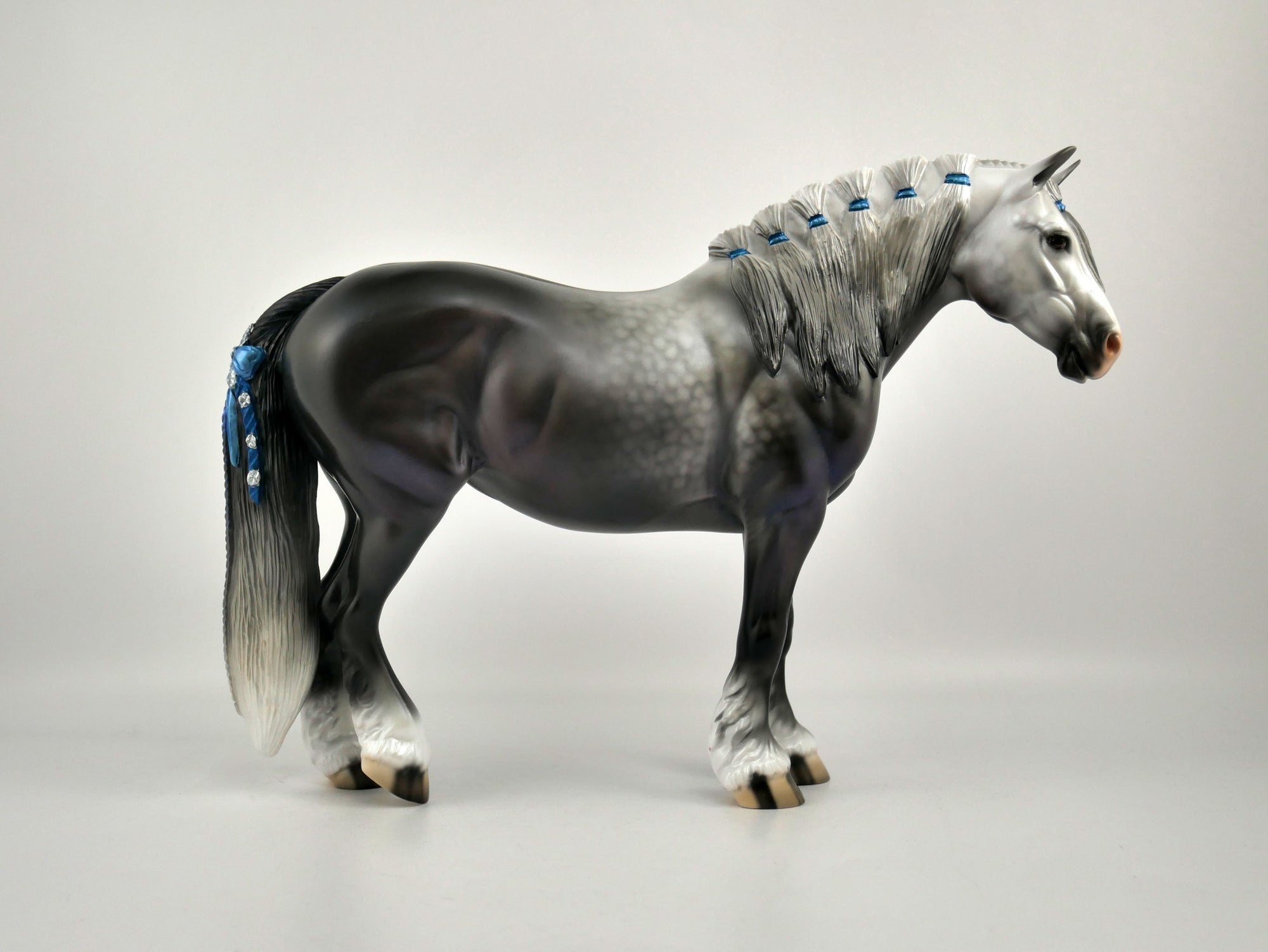 She's Sno' Angel-LE-5 Dapple Grey Heavy Draft Mare By Audrey Dixon 12/20
