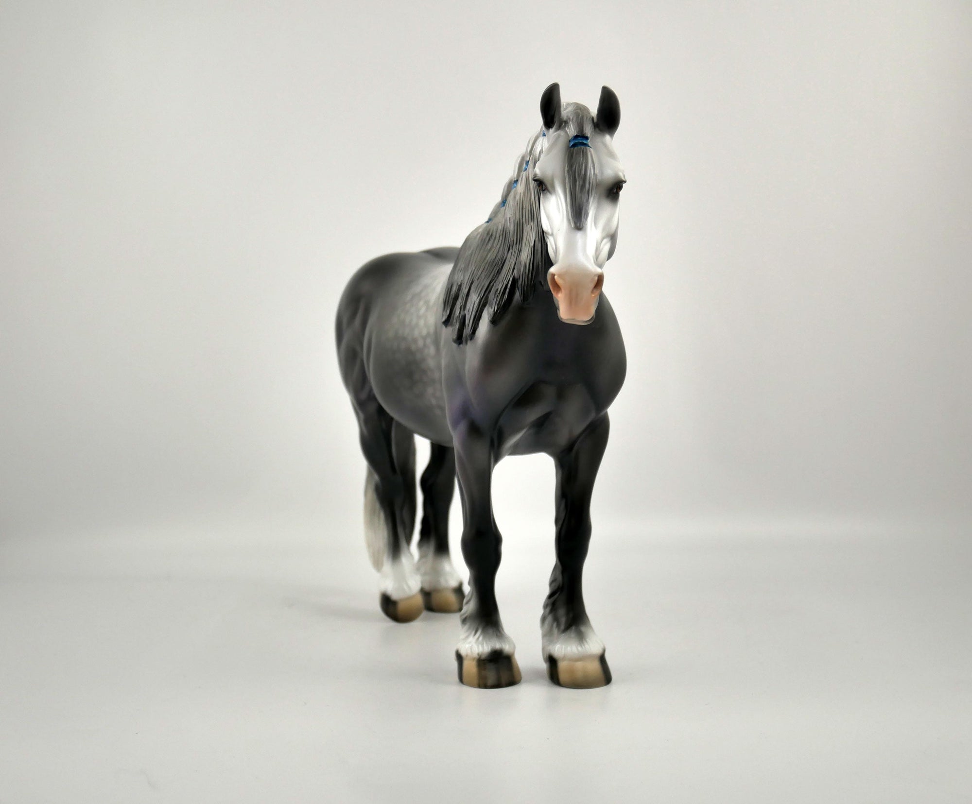 She&#39;s Sno&#39; Angel-LE-5 Dapple Grey Heavy Draft Mare By Audrey Dixon 12/20