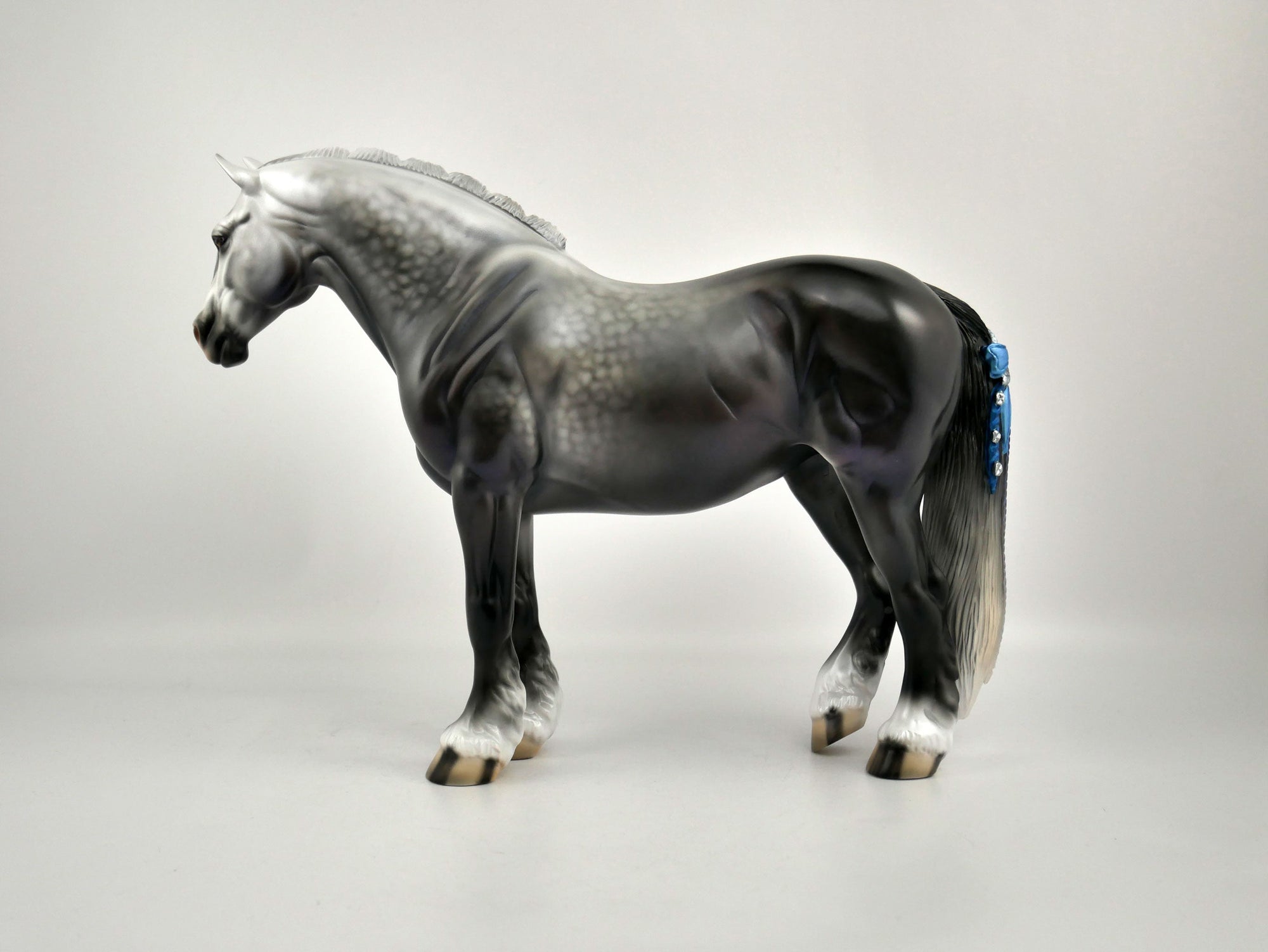 She&#39;s Sno&#39; Angel-LE-5 Dapple Grey Heavy Draft Mare By Audrey Dixon 12/20