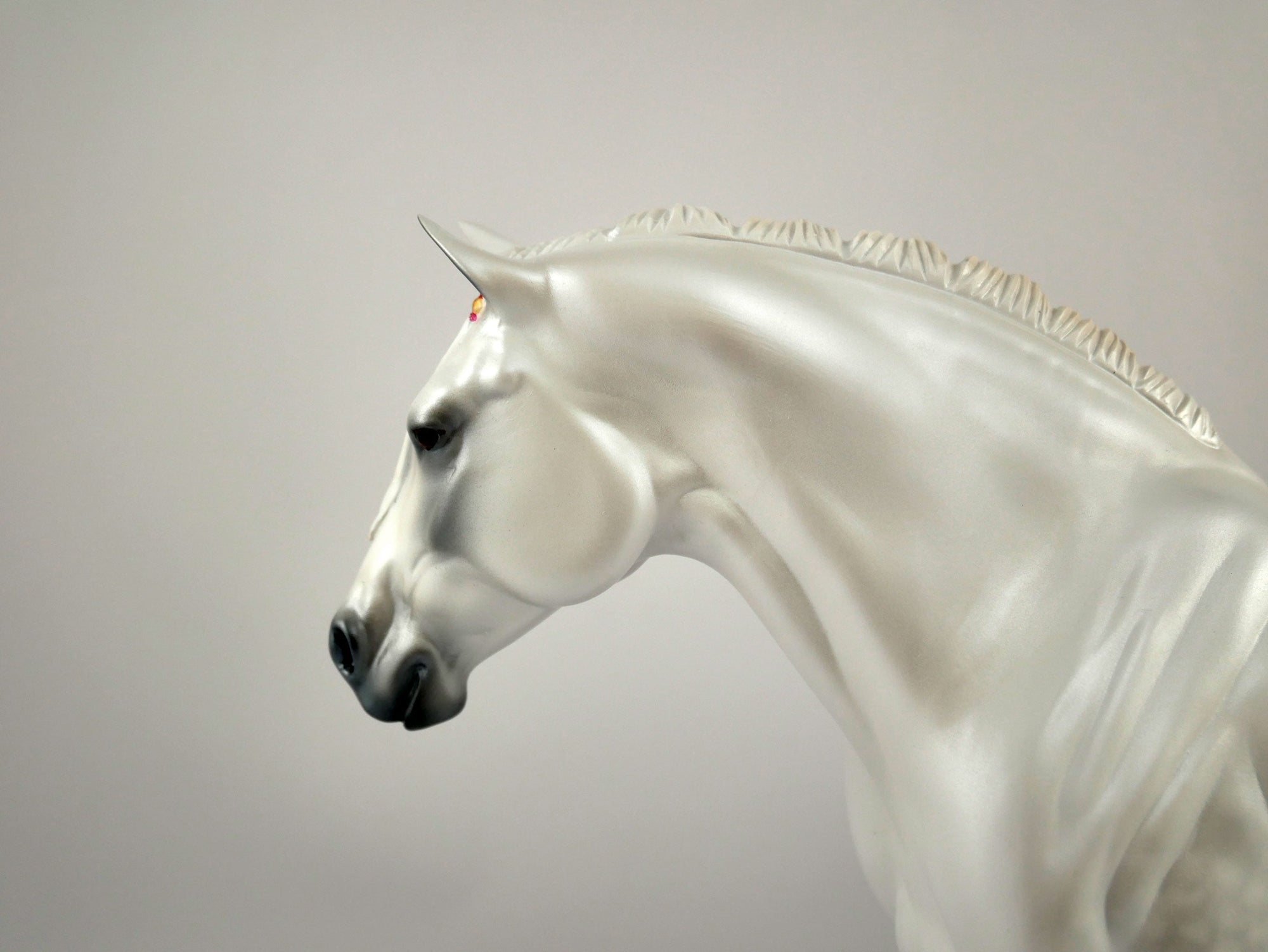 Snow Angel-LE-25 Dapple White Christmas Mare Heavy Drafter 12/20