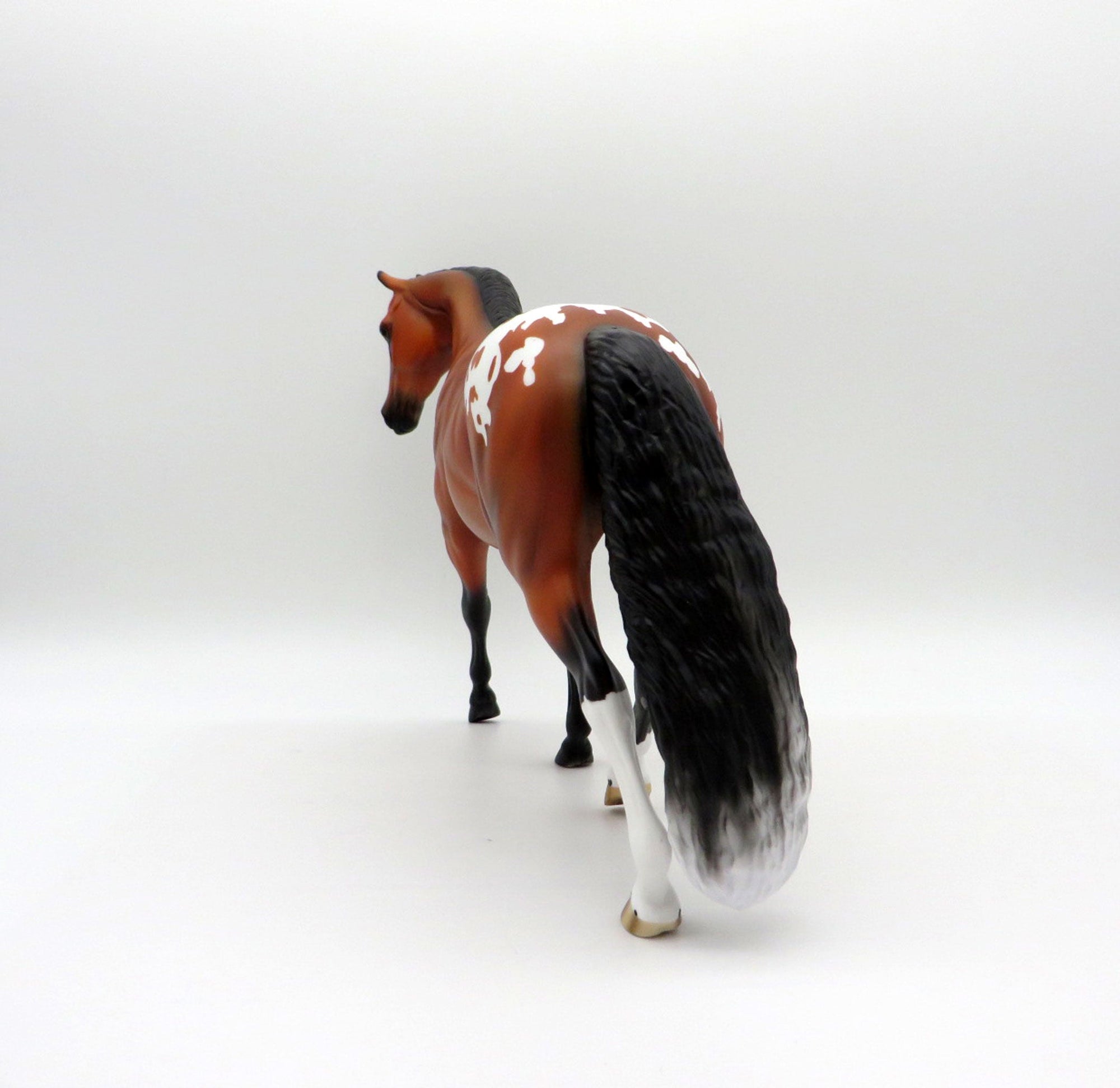 Angelou-OOAK Bay Appaloosa Pony Painted By Ellen Robbins EQ21