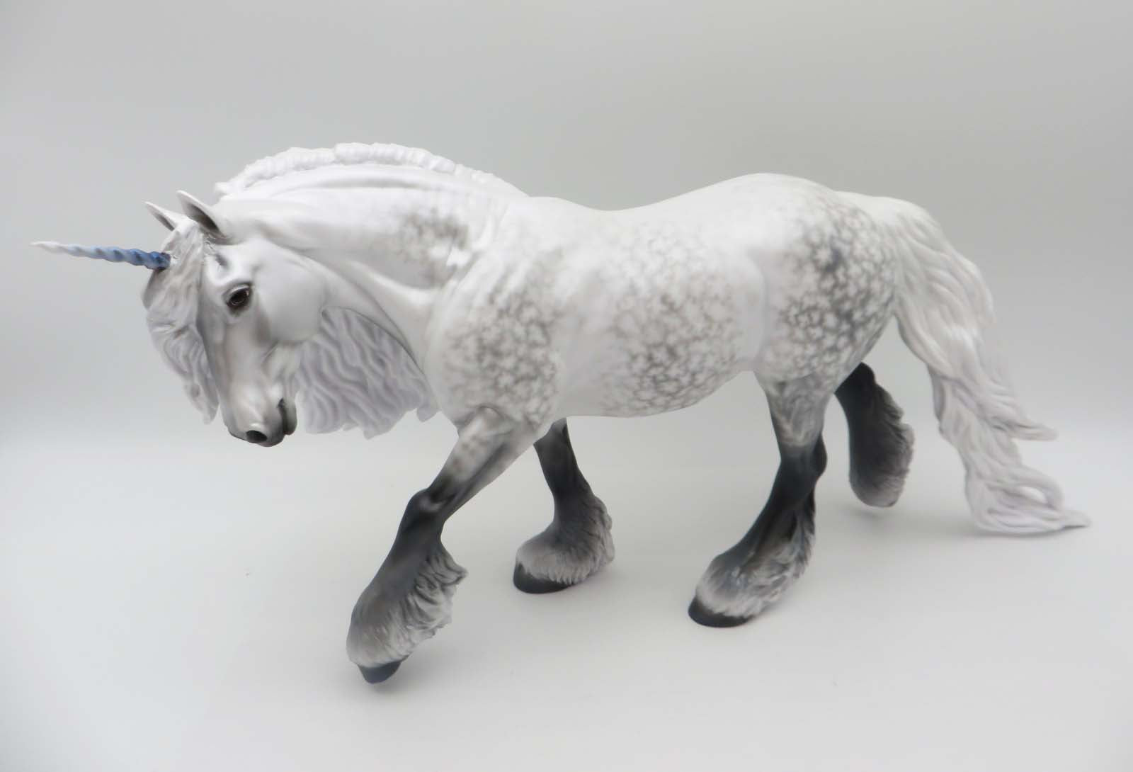 Ansel - OOAK - Star Dappled Grey Unicorn Cobb By Ellen Robbins - Best Offer 4/17/23