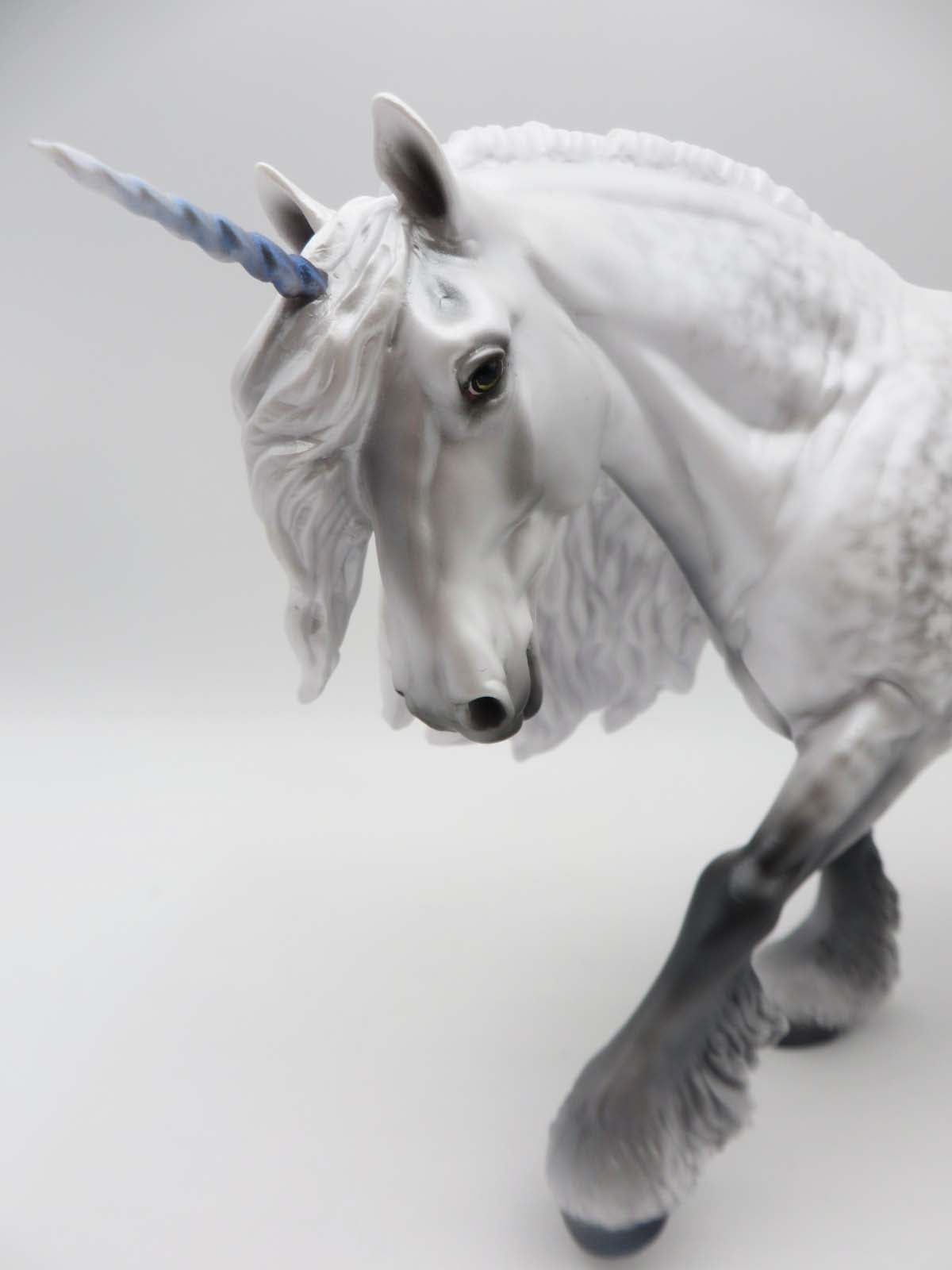 Ansel - OOAK - Star Dappled Grey Unicorn Cobb By Ellen Robbins - Best Offer 4/17/23