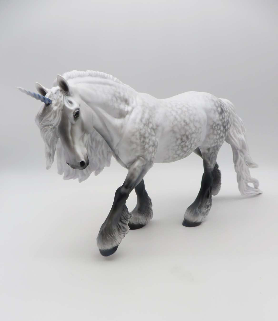 Ansel - OOAK - Star Dappled Grey Unicorn Cobb By Ellen Robbins - Best Offer 4/17/23