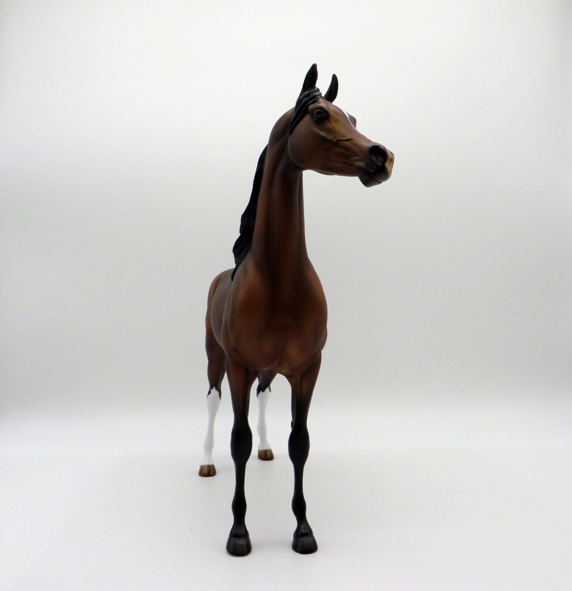 Art Nouveau-LE-9 Dapple Bay Arabian Painted By Audrey Dixon EQ 2021