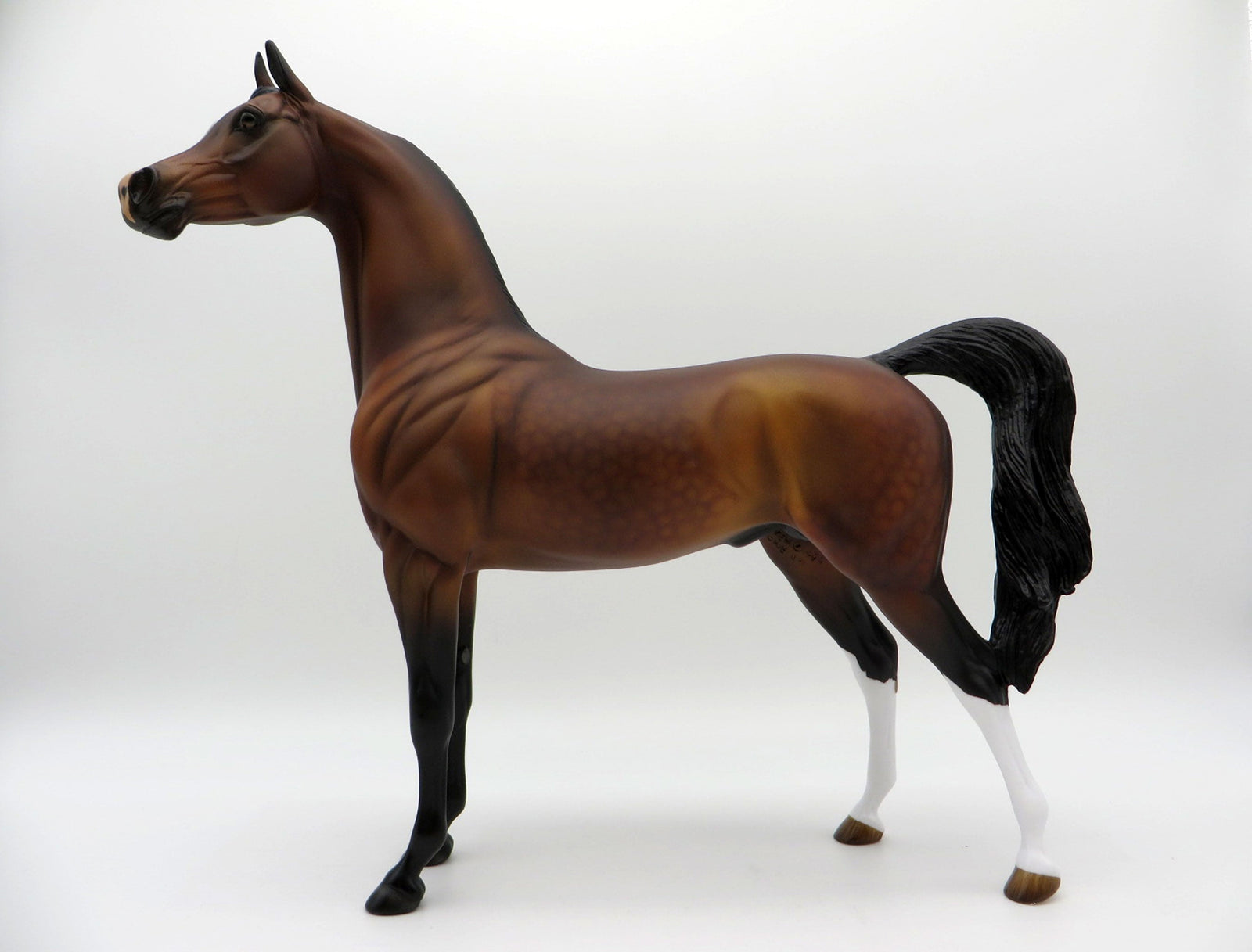 Art Nouveau-LE-9 Dapple Bay Arabian Painted By Audrey Dixon EQ 2021