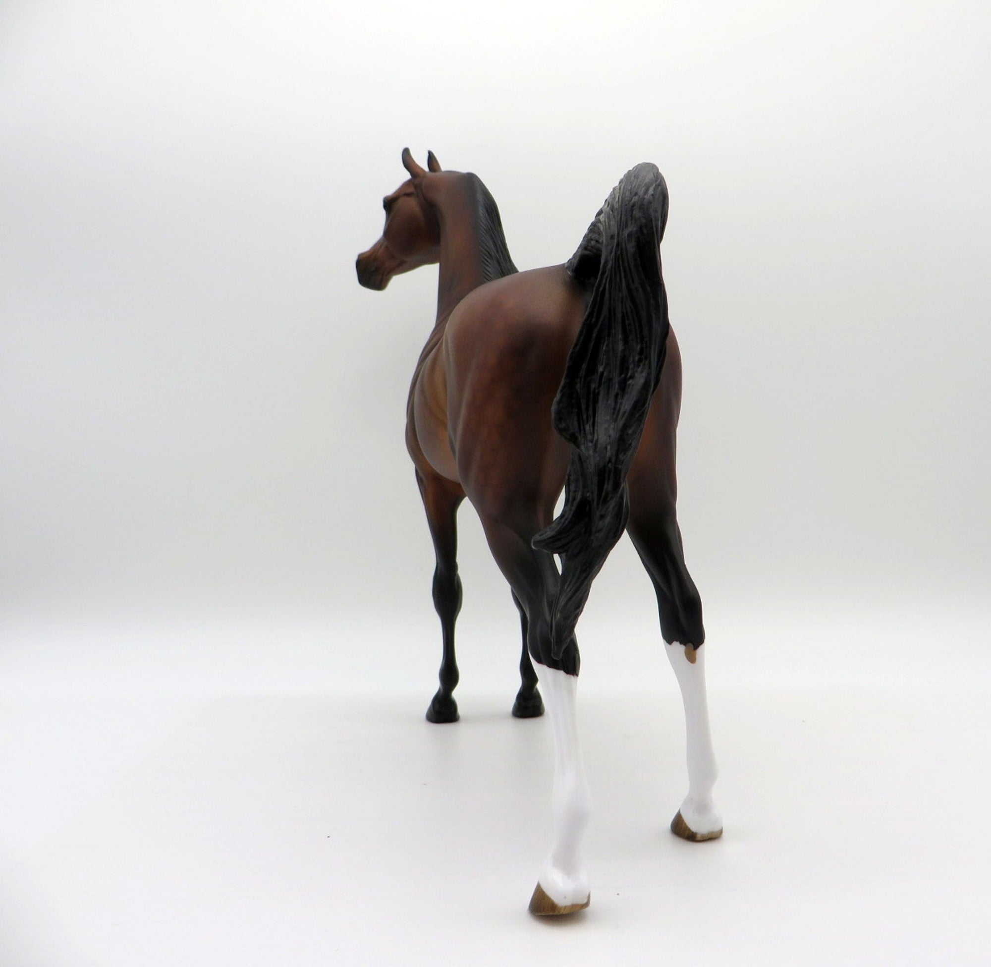 Art Nouveau-LE-9 Dapple Bay Arabian Painted By Audrey Dixon EQ 2021