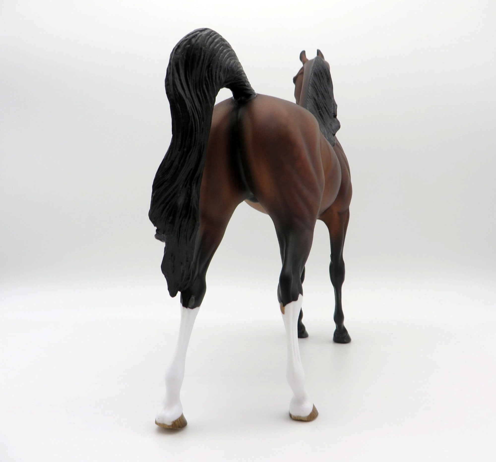 Art Nouveau-LE-9 Dapple Bay Arabian Painted By Audrey Dixon EQ 2021