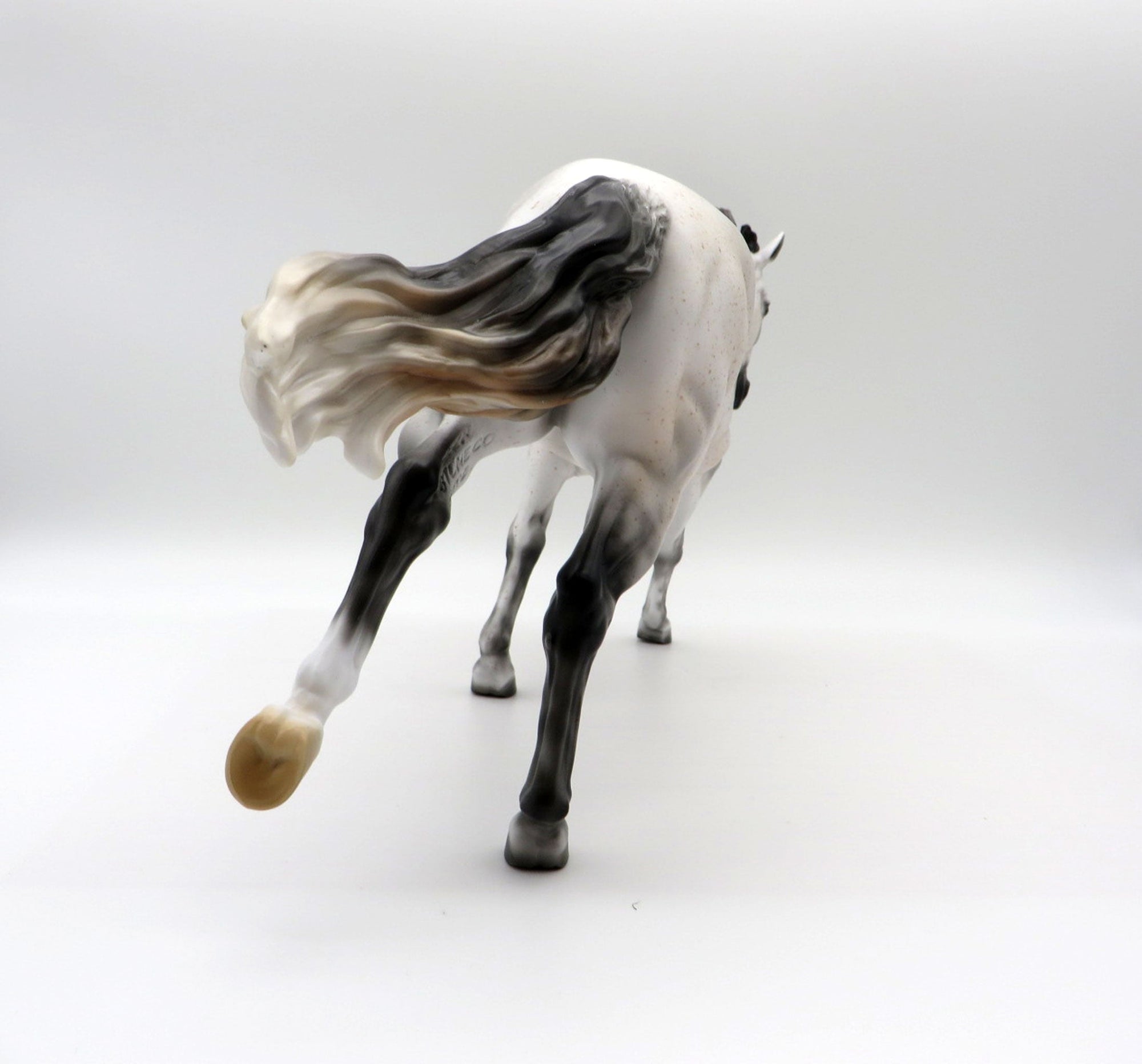 Artemisa-OOAK Fleabit Running Stock Horse SHCF 21