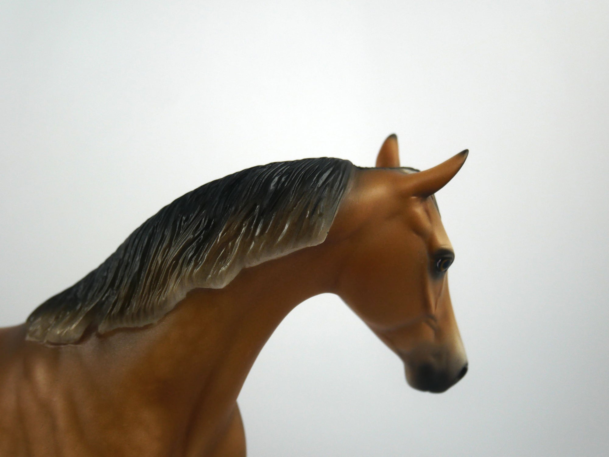 Atticus-OOAK Dapple Buckskin Pony Painted By Sheryl Leisure 1/15/21