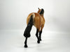 Atticus-OOAK Dapple Buckskin Pony Painted By Sheryl Leisure 1/15/21
