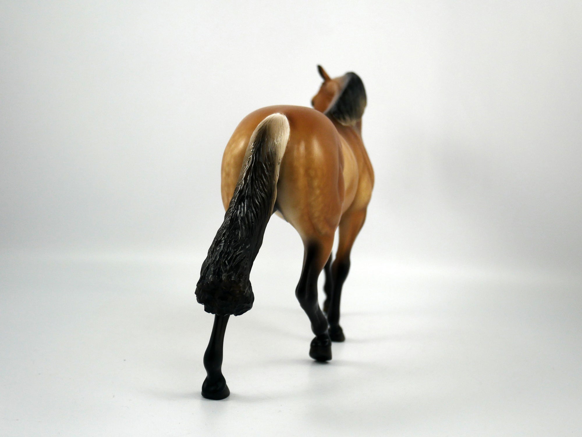 Atticus-OOAK Dapple Buckskin Pony Painted By Sheryl Leisure 1/15/21